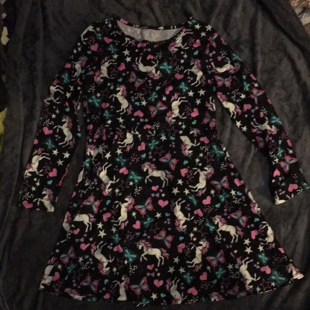 Unicorns and Butterflies Children’s Place Skater Dress